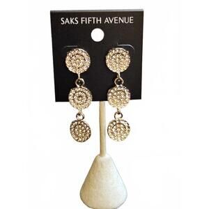 Saks Fifth Avenue Sparkling Drop Earrings